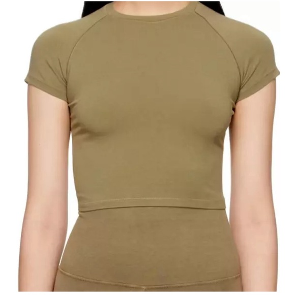 SKIMS New Vintage Cropped Raglant T-Shirt DESERT (2X) AP-TSH-1367 - Picture 1 of 9